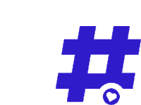 Hashtag Social Media Sticker - Hashtag Social Media Digital Stickers