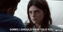 Sorry I Should Have Told You GIF - Sorry I Should Have Told You Callie Hernandez GIFs