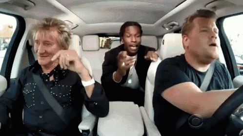 A$ap GIF - Asap Rocky Rod Stewart James Corden GIFs