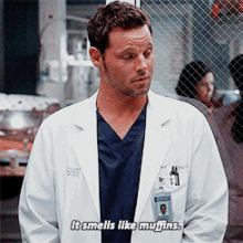 Greys Anatomy Alex Karev GIF - Greys Anatomy Alex Karev It Smells Like Muffins GIFs