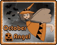 October Angel Happy Halloween GIF - October Angel Happy Halloween Happy October GIFs
