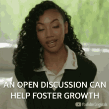An Open Discussion Can Help Foster Growth Asia Jackson GIF - An Open Discussion Can Help Foster Growth Asia Jackson Bear Witness Take Action GIFs
