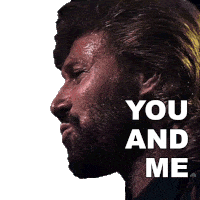 You And Me Barry Gibb Sticker - You And Me Barry Gibb Bee Gees Stickers