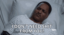 I Dont Need Shit From You Javon Johnson GIF - I Dont Need Shit From You Javon Johnson Richard Hallsen GIFs