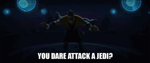 Krell You Dare Attack A Jedi GIF - Krell You Dare Attack A Jedi You Dare Attack A Jedi You - Discover &amp; Share GIFs