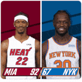 Miami Heat (92) Vs. New York Knicks (67) Third-fourth Period Break GIF - Nba Basketball Nba 2021 GIFs