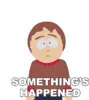 Somethings Happened Sharon Marsh Sticker - Somethings Happened Sharon Marsh South Park Stickers
