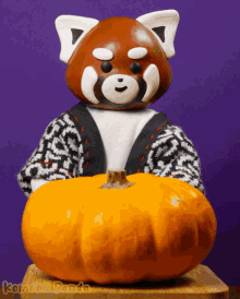 Komoru Panda Halloween GIF - Komoru Panda Halloween Red Panda GIFs