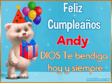 Feliz Cumpleanos Andy GIF - Feliz Cumpleanos Andy Happy Birthday GIFs