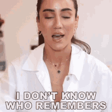I Dont Know Who Remembers Tamara Kalinic GIF - I Dont Know Who Remembers Tamara Kalinic Im Not Sure Who Remembers It GIFs