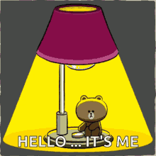 Line Cony And Brown GIF - Line Cony And Brown Lights Off GIFs