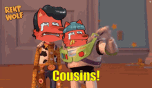 Cousins Cousins Everywhere GIF - Cousins Cousins Everywhere Rekt Wolf GIFs