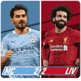 Manchester City F.C. (2) Vs. Liverpool F.C. (2) Post Game GIF - Soccer Epl English Premier League GIFs