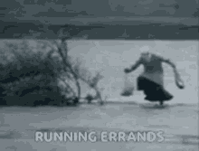 running running on water groceries