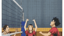volleyball spike anime