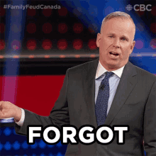 Forgot Gerry Dee GIF - Forgot Gerry Dee Family Feud Canada GIFs