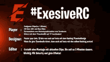 exesive rc player designer editor