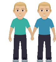 Holding Hands Joypixels Sticker - Holding Hands Joypixels Couples Stickers