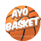 Basket Ball Ayo Basket Sticker - Basket Ball Ayo Basket Bola Basket Stickers