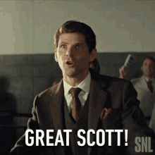 Great Scott Saturday Night Live GIF - Great Scott Saturday Night Live Oh My Goodness GIFs