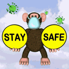 Stay Safe Covid19 GIF - Stay Safe Covid19 Wear A Mask GIFs