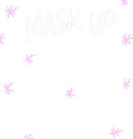 Lcv Mask Up Sticker - Lcv Mask Up Wear A Mask Stickers