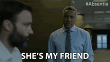 Shes My Friend Christopher Colquhoun GIF - Shes My Friend Christopher Colquhoun Matthew Le Nevez GIFs