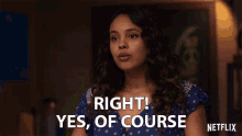 Right Yes Of Course GIF - Right Yes Of Course Jessica Davis GIFs