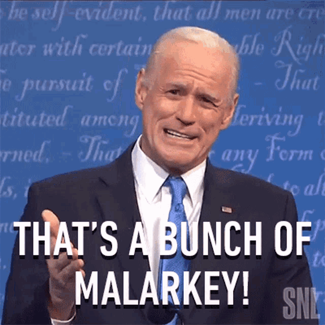Thats A Bunch Of Malarkey Joe Biden GIF - Thats A Bunch Of Malarkey Joe Biden Jim Carrey GIFs