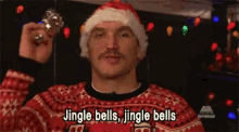 Jingle Bells Christmas Sweater GIF - Jingle Bells Christmas Sweater Ugly Sweater GIFs