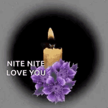 Nite Candles GIF - Nite Candles Flowers GIFs
