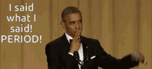 Said What I Said Barack Obama GIF - Said What I Said Barack Obama Mic Drop GIFs