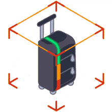 baggage luggage checking scanning airport