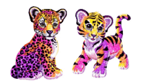 we are glitter sparkle tiger colorful