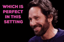 Paul Rudd Which Is Perfect In This Setting GIF - Paul Rudd Which Is Perfect In This Setting Smile GIFs