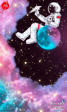 Galaxy Team Astronaut GIF - Galaxy Team Astronaut Saprkle GIFs