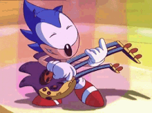Sonic Sonic The Hedgehog GIF - Sonic Sonic The Hedgehog Rocking GIFs