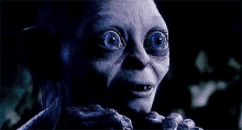 Lord Of The Rings Gollum GIF - Lord Of The Rings Gollum Happy GIFs