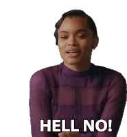 Hell No Andra Day Sticker - Hell No Andra Day Bustle Stickers