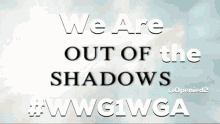 we are out of the shadows light the great awakening wwg1wga we are out of the shadows light the great awakening wwg1wga