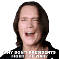 Why Dont Presidents Fight The War Pellek Sticker - Why Dont Presidents Fight The War Pellek Byob Song Stickers