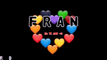 Fran Hearts GIF - Fran Hearts Rainbow Colors GIFs
