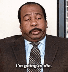Im Going To Die Stanley GIF - Im Going To Die Stanley The Office GIFs