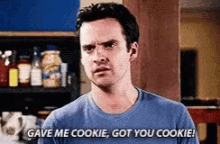 Mad Gave Me Cookie GIF - Mad Gave Me Cookie Got You Cookie GIFs
