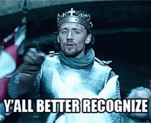 You Better Recognize Tom Hiddleston GIF - You Better Recognize Tom Hiddleston King GIFs