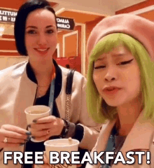 free breakfast free food complimentary breakfast goldie chan