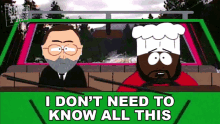 i dont need to know all this leonard maltin jerome mcelroy south park s1e12