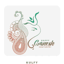 happy ganesh chathurthi sticker ganesh chathurthi vinayaka chavithi wishes
