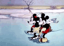 Mickey Mouse Minnie GIF - Mickey Mouse Minnie Ice GIFs