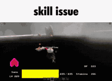 skill issue issue skill insanity sans sans